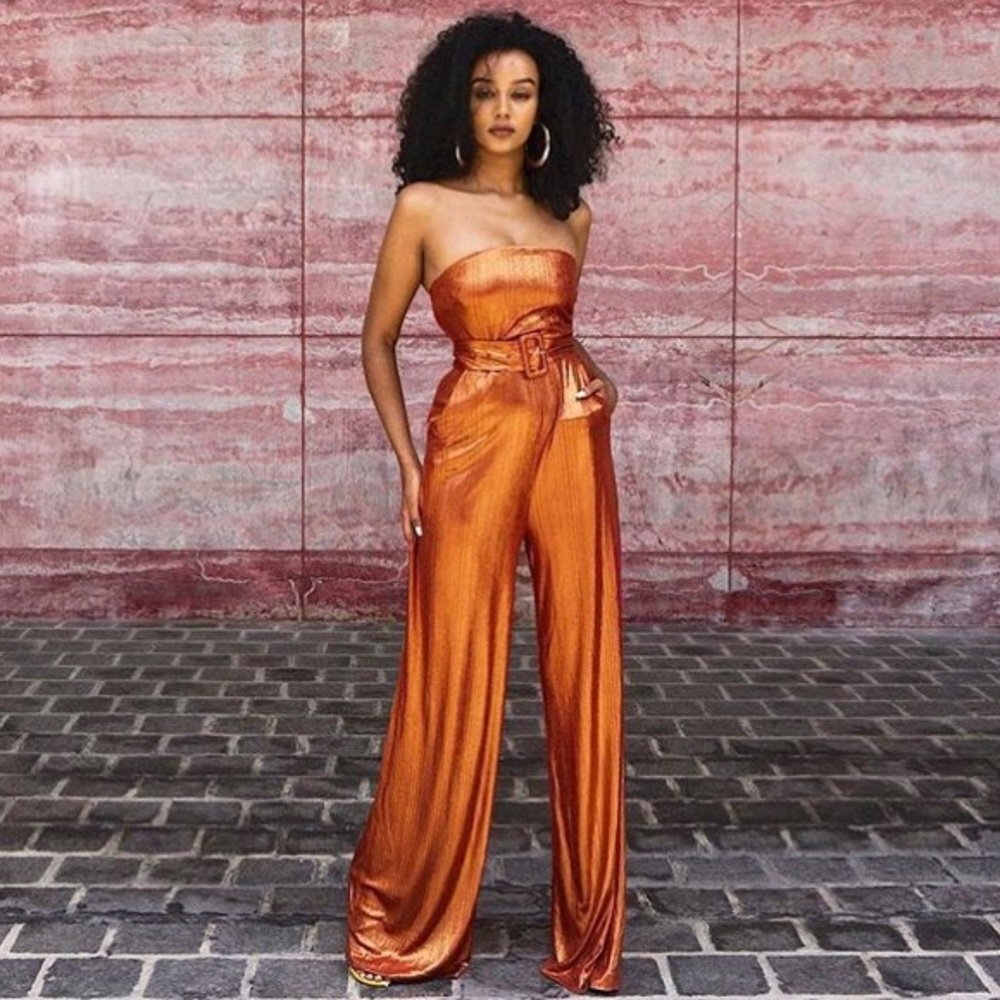 HANIFA Bronze Jumpsuit